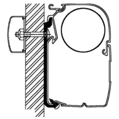 Thule Flat-Adapter, Länge 4,5 M