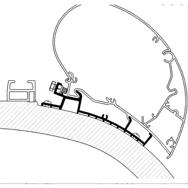 Thule Adapter Carthago Chic, LĂ€nge 4,5 M