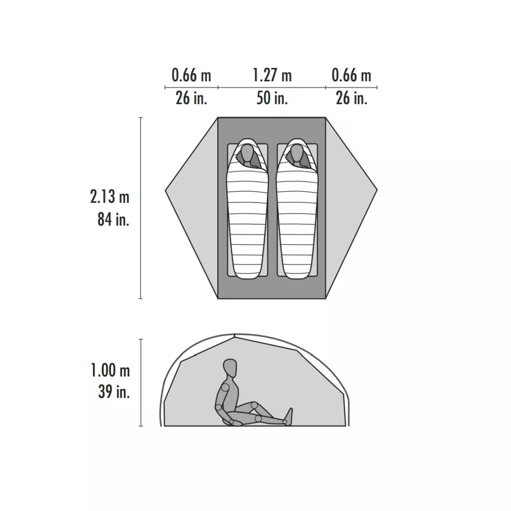 Zwei-Personen-Zelt MSR FreeLite 2 – Bild 2