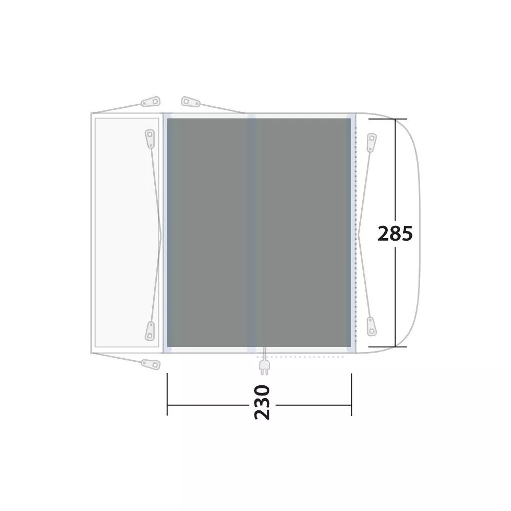Outwell Teppich Newburg 240 / Waystone 240 – Bild 2